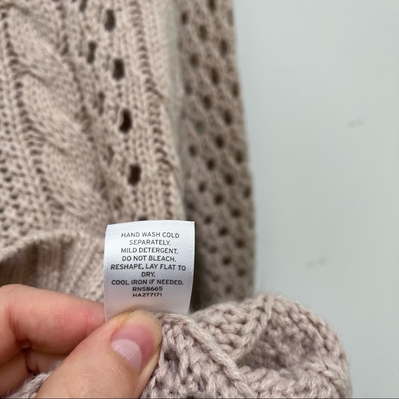 Halogen Cabled Sweater - Picture 5 of 6